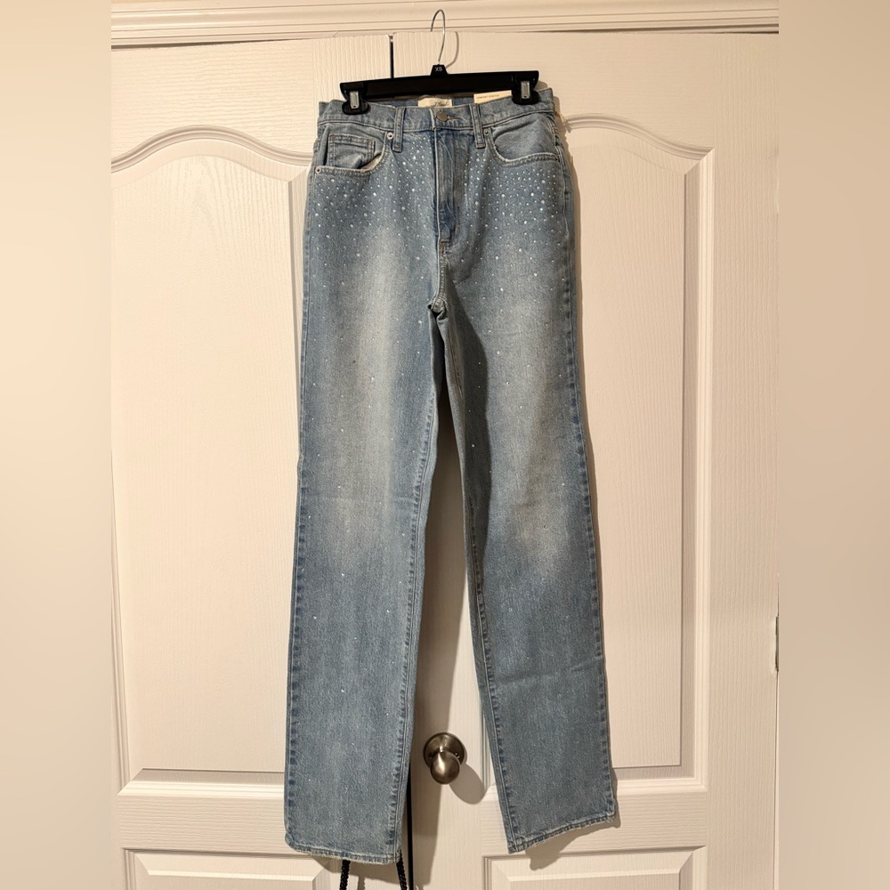 Universal Thread Women's High-Rise Embellished 90's Straight Jeans